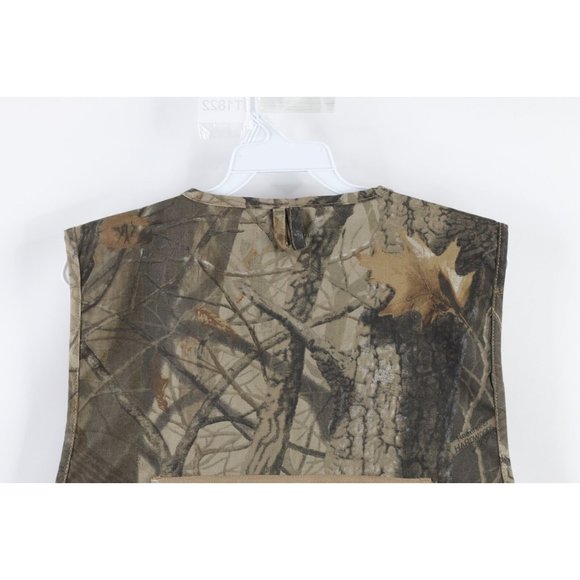 Vintage Mens Large Quail Unlimited Dove Hunter Realtree Camouflage Hunting Vest - Picture 6 of 7